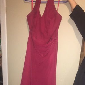 Burgundy Dress